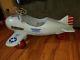 Vintage ARMY PURSUIT Metal Pedal Fighter Riding Plane Airplane Car Mustang WWII