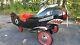 Vintage Afc Airplane Pedal Car Black Shark Attack Fighter Excellant Condition