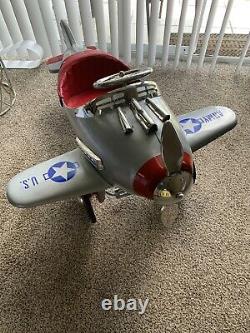 Vintage Air Knight Pursuit Plane Pedal Car Complete