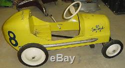 Vintage All Original 50's Era Bmc 8 Ball Midget Racer With Factory Header Nice