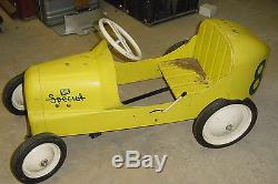 Vintage All Original 50's Era Bmc 8 Ball Midget Racer With Factory Header Nice