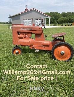 Vintage Allis Chalmers Ride On D14 Farm Pedal Tractor Toy