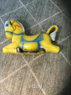 Vintage Aluminum Donkey Playground Ride By Miracle Recreations VERY RARE