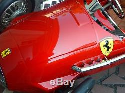Vintage American Retro Giordani Ferrari 500 F2 Grand Prix Formula One Pedal Car
