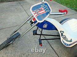 Vintage Amf Evel Knievel Hot Seat Trike Pedal Car 1970's