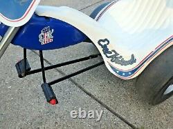 Vintage Amf Evel Knievel Hot Seat Trike Pedal Car 1970's