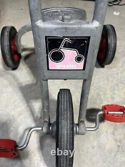 Vintage Angeles Silver Rider Child Kid Trike Tricycle Bike Heavy Duty