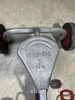 Vintage Angeles Silver Rider Child Kid Trike Tricycle Bike Heavy Duty