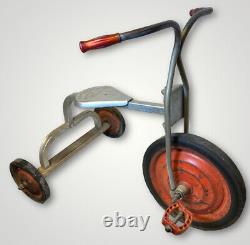 Vintage Angelus Trike Metal Tricycle Bike Scooter Childs Pedal Toy Los Nietos Ca