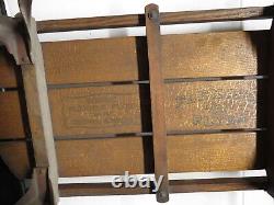 Vintage Antique 38 Long Circa 1920's FLEXIBLE FLYER NO. 1 C Metal & Wood Sled