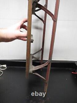 Vintage Antique 38 Long Circa 1920's FLEXIBLE FLYER NO. 1 C Metal & Wood Sled
