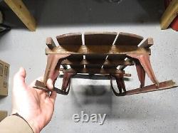 Vintage Antique 38 Long Circa 1920's FLEXIBLE FLYER NO. 1 C Metal & Wood Sled