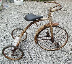 Vintage Antique Early Tricycle