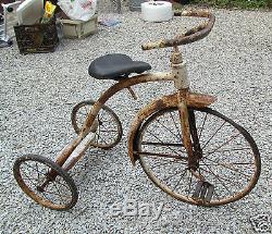 Vintage Antique Early Tricycle