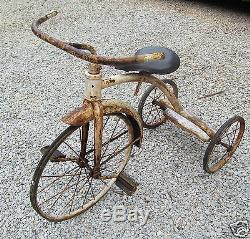 Vintage Antique Early Tricycle