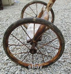 Vintage Antique Early Tricycle