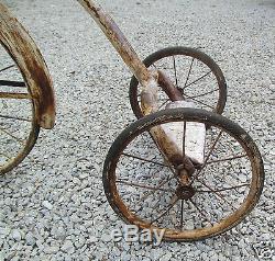 Vintage Antique Early Tricycle