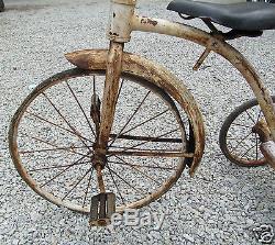 Vintage Antique Early Tricycle