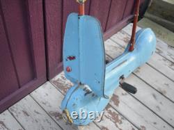 Vintage Antique MOBO SCOOTABIKE England Child's Metal Ride On Scooter Pedal Bike