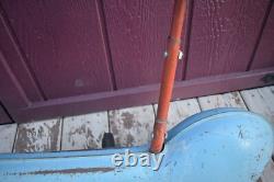 Vintage Antique MOBO SCOOTABIKE England Child's Metal Ride On Scooter Pedal Bike