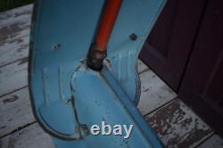 Vintage Antique MOBO SCOOTABIKE England Child's Metal Ride On Scooter Pedal Bike