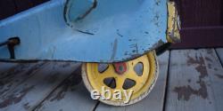 Vintage Antique MOBO SCOOTABIKE England Child's Metal Ride On Scooter Pedal Bike