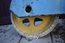 Vintage Antique MOBO SCOOTABIKE England Child's Metal Ride On Scooter Pedal Bike
