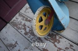 Vintage Antique MOBO SCOOTABIKE England Child's Metal Ride On Scooter Pedal Bike