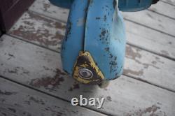 Vintage Antique MOBO SCOOTABIKE England Child's Metal Ride On Scooter Pedal Bike
