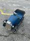 Vintage Antique Metal Blue Pedal Car