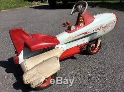 Vintage Antique Murray Super Sonic Jet Chain Drive Pedal Car