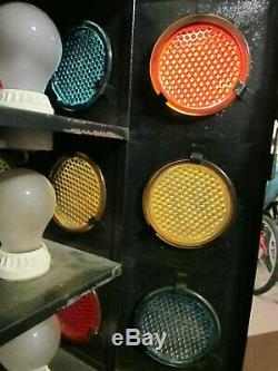 Vintage Antique Pedal Car sized Traffic Light