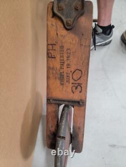 Vintage Antique Pioneer Scooter 10/24 toy child's kid push metal and wood 1920s