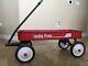 Vintage Antique RADIO FLYER 90 Wagon Coaster Red Metal Wagon Awesome Condition