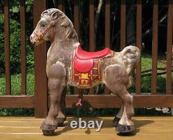 Vintage Antique Ride-On Pedal Car Horse Mobo England Pressed Steel Toy