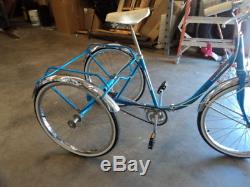 Vintage Antique SEARS & Roebuck FREE SPIRIT trike 3 Wheel Bicycle Adult Tricycle