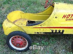 Vintage Authentic Pressed Steel Garton Hot Rod Pedal Car Toy, No Reserve