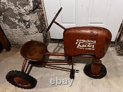 Vintage BMC Tractor Junior Heavy Duty Pedal Tractor
