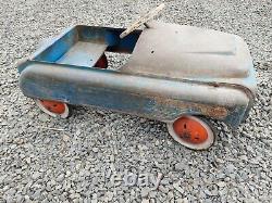 Vintage Blue AMF Skylark Pedal Car 1950s