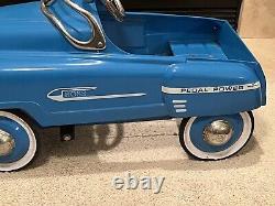 Vintage Blue Boss Pedal Car