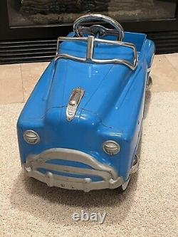 Vintage Blue Boss Pedal Car