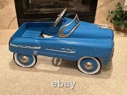 Vintage Blue Boss Pedal Car