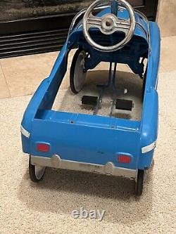 Vintage Blue Boss Pedal Car