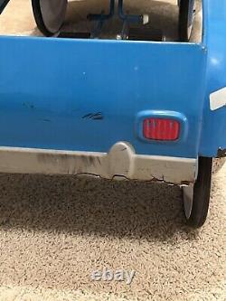 Vintage Blue Boss Pedal Car