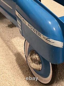 Vintage Blue Boss Pedal Car