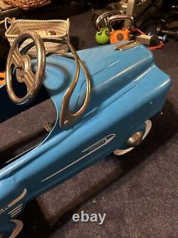 Vintage Blue Boss Pedal Car