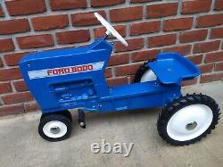 Vintage Blue Ford 8000 Pedal Tractor ertl