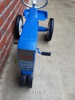 Vintage Blue Ford 8000 Pedal Tractor ertl