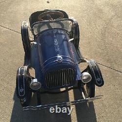 Vintage Blue Roadster Pedal Car