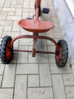 Vintage Bmc Senior Heavy Duty Pedal Ride-on Tractor, Original, Works Freely